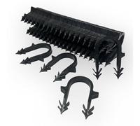 40mm Pipe Fixing Welded Clips, Underfloor Heating Pipe Clips for Tacker Gun for 15/20mm Pipe Tacker Box of 300
