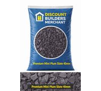 40mm Plum Slate Chippings Decorative Garden Stone Approx. 20Kg Large Bag