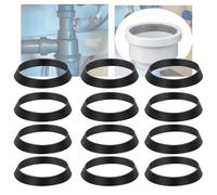 40mm Plumbing Rubber Washers for Waste Pipe & Trap Connections - Leak Proof Replacement Seal Rings for Sink, Basin & Bottle Trap - Durable Flexible Gasket by 315 Supplies (12)