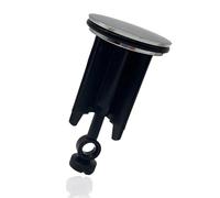 40mm Pop Up Sink Plug Replacement-Black, Lever Arm Rod Operated Sink Plug, Chonphan Basin Waste Drain Plug, Adjustable, Chrome Brass, Height 66mm-83mm for Bathroom Washbasin Lavatory