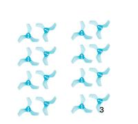 40mm Propeller 1635 3 PC 1.6X3.5X3 3 Hole 1mm 1.5mm Compatible With RC FPV Freestyle Tinywhoop Drones(Navy Blue)