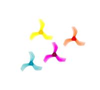 40mm Propeller 3 1635 3 Props 1mm 1 5mm Single Hole Compatible With FPV Racing Drones Brushless Motor Tiny Whoop Quadcopter 8 Pair 16 Pcs Drone Parts(1mm Yellow 8Pair)