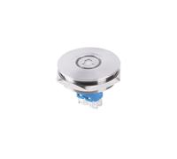 40mm RGB tri-colRing LED Illuminated Doorbell 1NO1NC Momentary Common Big Push Button Switch IDGTTLDF(Metal Top Carved)