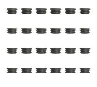 40MM Round Plastic Plugs,Round Plastic End Caps in 24pcs,Chair Leg Pipe Tube Insert Blanking Cover,End Cover Caps for Furniture,Tables,Chairs