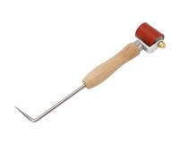 40mm Seam Roller, High Temp Pressure Roller Smoothing Roller 260°C Red Silicone for Knitting Leather PVC