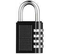 40MM Security 4 Digit Combination Padlock | Shackle Weatherproof | Reliable & Secure for Luggage, Lockers, Bags, Sheds, Storage Unit, School, Gym Locker, Fence & Toolbox