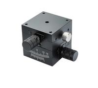 40mm Sliding Table Manual Radian Angle Table, X Axis XY Axis, Goniometer Swing Table Measurement Displacement Radian (Size : GFWG40-40)