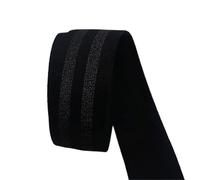 40mm Striped Elastic Band 1m 2m 3m 5m 10m 20m Garment Decoration Accessories Sewing Supplies(Black black2,2 meter)