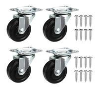 40mm Swivel Castors 4PCS UP TO 80KG, Heavy Duty Caster Wheels for Furniture, Equipment, Appliances, Carts, Chairs, Coffee Tables, Flower Pots