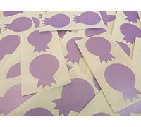 40mm + Tail, Pearlescent Purple, Certificate Wafer Company Seal Labels, Stickers for Embossing, Awards & Rewards
