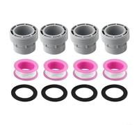 40mm to 1.5in Pool Hose Adapter Kit for Above Ground(4 Pack)