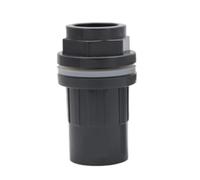 40mm UPVC Partition Connector Socket Water Tank Inlet and Outlet Joint Pipeline Adapter Garden Irrigation