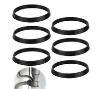 40mm Waste Pipe O Ring Seal, 6Pcs Kitchen Cone Rubber Washer fittings Sealing Gasket for 1 1/2 Inch Sink Drain Pipe Odour Trap Siphon Sink Kitchen Home Garden