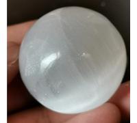 40mm White Selenite Polishing Ball/Bracket Crystal Ball for Yoga and Satin Plaster Ornaments