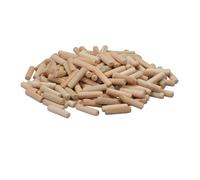 (40mm x 8mm, Beige) Silverline Wooden Dowels (Pack of 200)
