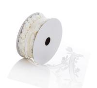 40mmX20m Leaves Ribbons 21Yards Long Christmas Wrapping Ribbons Ribbon for Bows Making Wedding Home Decoration Ribbon