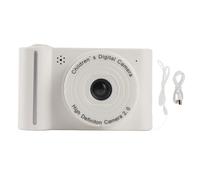 40MP 1080P Dual Lens Digital Camera 8X Zoom IPS Screen Anti Shake Autofocus for Festive (White)