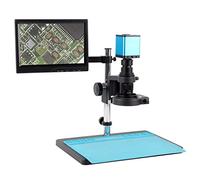 40MP UHD 4K HDMI USB Rotatable 180X 300X Digital Video Microscope Camera Set for Phone Jewelry Appraisal Repair Testing Check (Color : B, Size : 120X)