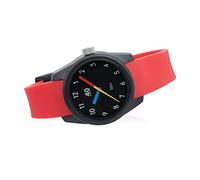 40NINE Basic 35MM Quartz Polymer Steel Red Black Silicone Ladies Watch