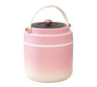 40oz Dual Compartment Food Jar Built with Vacuum Insulation to Maintain Meal Temperatures Throughout the Day (Pink)