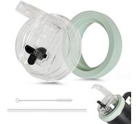 40oz Leakproof and Dustproof Lid for Stanley Cup, 40oz Tumbler Detachable Flip Straw Lid, Dual Drinking Spouts, No-Spill Lids Replacement Cup Accessories for Travel Gym Daily Use
