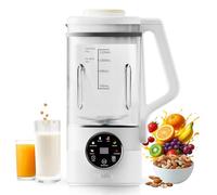 40oz Nut Milk Maker Machine, Automatic Plant Milk Maker with 10 Blades, No Soaking Needed, Smooth Almond Oat Soy Milk & Juice, 12H Delay Start, Auto-Clean, Safety Lock