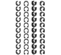40pack Bike Brake Line Holder Light Weight Durability Conversion Trap Adapter for Easy Installation Sun Bike Cable Organizers Clip