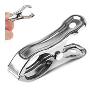 40Pack Metal Garden Netting Clips, Greenhouse Clamps Shading Mesh Clip, Plant Covers Fixing Clips, Versatile Stainless Steel Clips Clothes Pegs Beach Towels Clamps