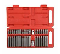 40pc Torx, Spline & Hex Bit Socket Set - Universal Nut Remover Tool Kit for Garage & Mechanic Tools