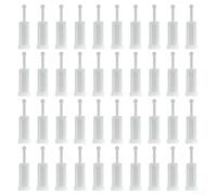 40PCS 11mm Paint Strainers for HVLP Gravity Spray Tools - Fine Mesh Filters Remove Dirt & Clumps - White Plastic Cone Sieve for Auto & Art Painting(40PCS)