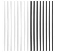 40pcs 15mm Guitar Fingerboard Side Dot Markers for Guitar Neck | ABS White and Black Set, High Contrast Visibility, Quick Installation for Beginners, Workshop Lessons