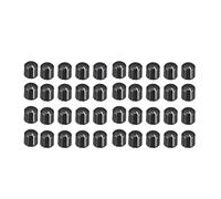 40Pcs 15X13.5mm Plastic Potentiometer Knob for 6mm Diameter D Type Shaft Guitar Volume Knob.