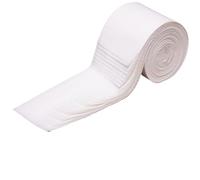 40Pcs 2.5 x 19.7 Inches White Jelly Roll Strips for Quilting, Patchwork Craft Cotton Quilting Fabric, Sewing Twill Weave Cotton Fabric