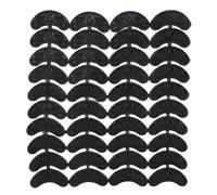 40PCS 20-Pair Rubber Heel Savers Toe Plates Taps DIY Shoe Repair Pads Size:56*24*3.1MM