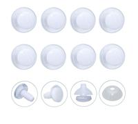 40Pcs 3D Clear Safety Eyes and Washers - Thalinfayi 20mm White Eyeballs Strabismus Safety Eyes Moon Crochet Amigurumi Eyes for DIY Making or Replace of Amigurumi, Crafts, Crochet Doll Supplies