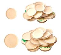 40Pcs 3mm Round Clear Adhesive Bumpers, Transparent Self Stick Rubber Pads for Glass Table Top, Furniture, Laptop, Mirrors, Glass Table Top, Furniture Feet, Picture Frames