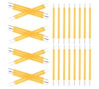 40pcs 3v 38mm 120ma Hard Filament LED Lamp Part for Bulb Replacement | 2700k Warm Yellow Light, Low-power Operation, Retro Style, Universal Fit for Vintage Bulbs, Lighting Fixtures and DIY
