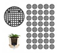 40PCS 45mm Plant Pot Drainage Mesh,Flower Pot Hole Cover for Soil Retention | prevents soil loss while allowing drainage, fits 45mm pot holes, durable and reusable, versatile for succulents and bonsai