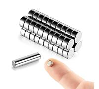 40pcs 6x3mm Small Magnets - MEALOS Mini Tiny Little Micro Round Neodymium Rare Earth Magnets for Miniatures, Crafts, 3D Printng Projects