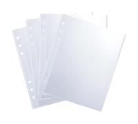 40pcs A5 Transparent Plastic Photocard Sleeves for 6 Ring A5 Binder,5.12x7.48in Plastic Sleeves, Ultra-Clear Photo Sleeve Waterproof PVC Binder Sleeve for Photos, Postcards, Seed Packets