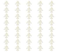 40Pcs Aircraft Metal Paper Clip 38x30mm Colored Bookmarks Page Clips for Document Photo Note Card Picture Management Unique Design Paper Clips