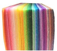 40pcs Assorted Colours Felt Pack - 10 x 10cm 1mm Thick Stiff Felt Fabric Sheets DIY Craft Squares Nonwoven for DIY Crafts & Ornaments