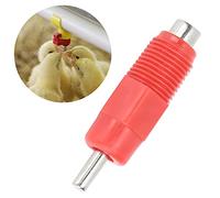 40Pcs Automatic Chicken Water Drinker, Stainless Steel Nipple Farming Accessories with Universal Installation for Round and Square Pipes, Keep Water Cleaner and Fresher