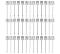 40pcs Ball Inflation Needles Stainless Steel for Sports Balls, Silver | Side Vent Hole for Airflow, Portable Spare for Coaches and Recreation Centres Staff