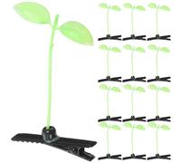 40pcs Bean Sprout Hair Clips Plastic Cute Clips for Hair