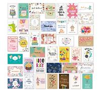 40pcs Birthday Cards Assortment Greeting Card Postcards Invitations With Envelope New Year Cards Winter Happy Holiday Party Christmas Greeting Card