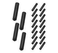40pcs Black Rubber Pour Spout Caps for Glass Bottles | Tight sealing covers, leak and dust protection, quick to fit on tapered spouts, for bars and kitchens