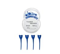 40Pcs/Box Dental Sectional Matrix System Refill Wedge, Dental Tulwar Wedges, L/M/S Plastic Wedges, Dental Wedge for Sectional Matrix System. (S)