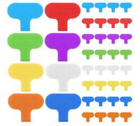 40Pcs Cable Labels with Writable Surface, Waterproof Wire Labels for Electronics Organization, Cable Tags Label Multi Color Durable Write On Cord Label, 2.44" X 1.49" Cord Tags (8 Colors)