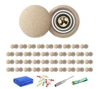 40Pcs Car Roof Cloth Fasteners Auto Interior Repair Clips Metal Rivet Ceiling Repairing Accessories Car Ceiling Fixing Screws